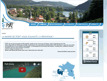 Tablet Screenshot of mairie-port.fr